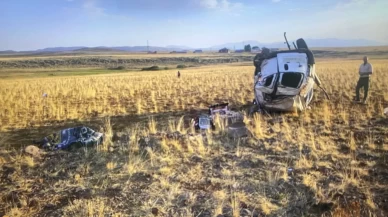 Erzurum'da feci kaza: Takla atan araçta 3 kişi hayatını kaybetti