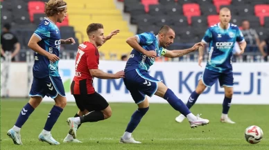 Gaziantep'te 4 gollü maçta kazanan çıkmadı