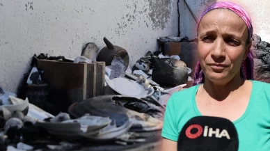 37 yıllık birikim küle döndü: Tek teselli çocukların sağ kalması