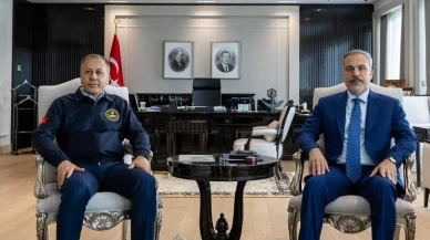 Ali Yerlikaya, Bakan Fidan'ı ziyaret etti