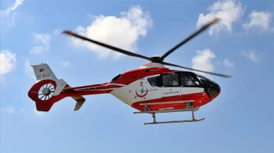 Zamanla yarış: Çorum’da 8 aylık bebek için ambulans helikopter havada!