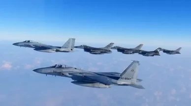 Savaş jetleri ilk kez Avrupa'ya gidiyor