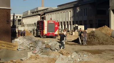 Malatya'da çarşı inşaatında göçük: 1 yaralı