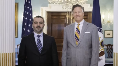 Suriye Dışişleri Bakanı Şeybani, ABD Dışişleri Bakanı Yardımcısı Landau ile görüştü