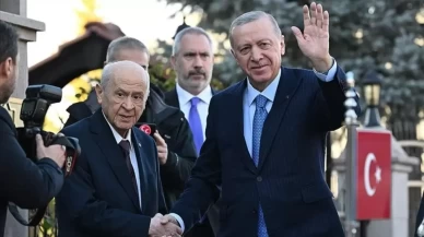 Cumhurbaşkanı Erdoğan ve MHP Lideri Bahçeli görüşmesi sona erdi