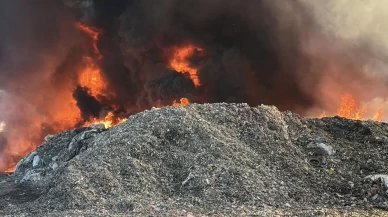 Adana'da geri dönüşüm fabrikasında yangın