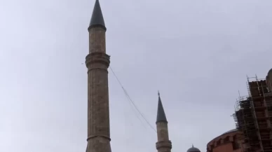 Fırtına Ayasofya'yı da vurdu!