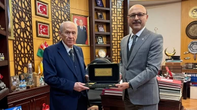 Talip Geylan'dan MHP Lideri Devlet Bahçeli'ye anlamlı ziyaret