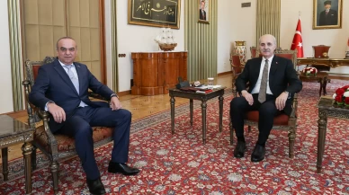 Kurtulmuş, Tacikistan Büyükelçisi İmomi'yi kabul etti