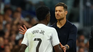Vinicius Junior ile Xabi Alonso arasında maç içi gerginlik