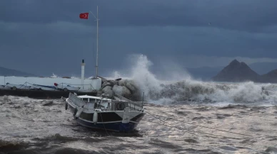 Bodrum-Datça hattında fırtına engeli: Tüm seferler iptal edildi!