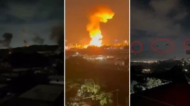 Caracas’ta geceyi aydınlatan patlama: En net görüntüler ortaya çıktı