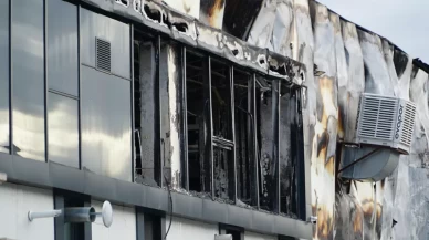 Lavaş fabrikasında yangın