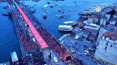 Filistin için İstanbul tek yürek!