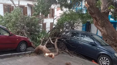 Kaş’ta şiddetli fırtına!