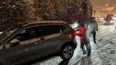 İstanbul'da kar yağışı'