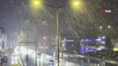 İstanbul’da kar yağışı başladı