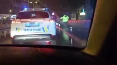 Polisin üzerine sürdü, alkollü sürücü tutuklandı