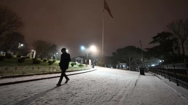İstanbul'da kar yağışı etkili oldu
