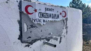 Şehit anısına yaptırılan hayrat çeşmesine saldırı