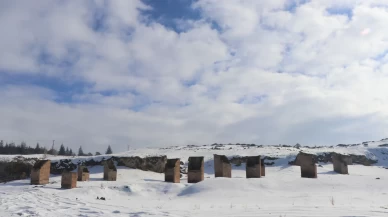 Kayseri’nin tarihi ve doğal güzellikleri kar altında kartpostallık manzaraya dönüştü