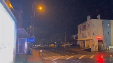 İstanbul'un bazı ilçelerinde kar yağışı etkili olmaya başladı