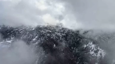 Handüzü Tabiat Parkı kış güzelliğiyle büyülüyor