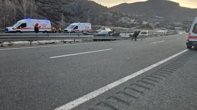 Gümüşhane-Trabzon yolunda buzlanma kazaya neden oldu!