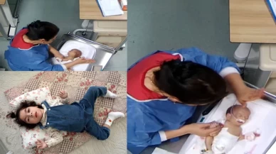 Kuvözde hemşire şiddeti bebekte kalıcı engel bıraktı