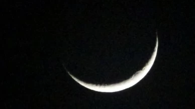 Van’da 2026’nın ilk hilal ay görsel şölen sundu