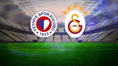 Fethiye-Galatasaray maçının ilk 11'leri belli oldu