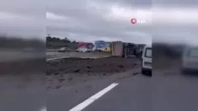 Kuzey Marmara Otoyolu'nda kaza!