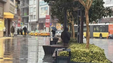 İstanbul’da beklenen yağış başladı