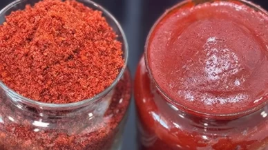 Gaziantepli köylüler de uyguluyor; Salçanın küf yapmasını ve bozulmasını önlüyor