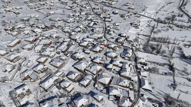 Uşak'ta kar yağışı sonrası kartpostallık manzaralar! İşte o eşsiz görüntüler!