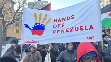 Stockholm’de ABD ve İsrail protestosu