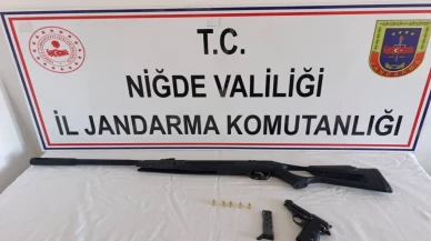 Niğde’de silah operasyonu: 3 şüpheliye adli işlem