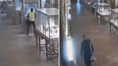 Louvre Müzesi'ndeki soyguna dair yeni görüntüler ortaya çıktı