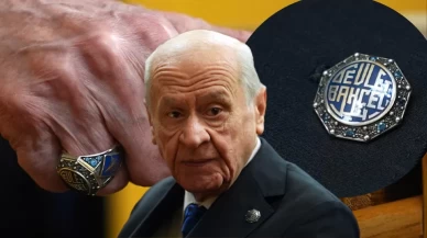 MHP Lideri Devlet Bahçeli’den sembolik detaylar: Yüzük ve rozet dikkat çekti