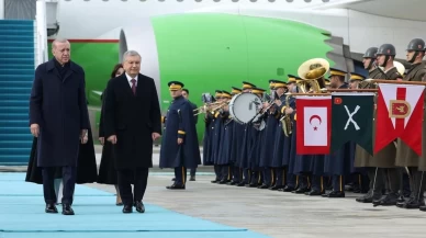 Özbekistan Cumhurbaşkanı Şevket Mirziyoyev Ankara'da