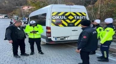 Erzincan’da servis araçları tek tek denetlendi