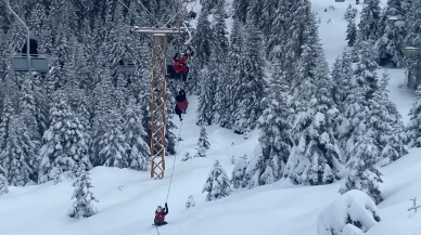 Uludağ’da telesiyej arızası: Onlarca kişi havada mahsur kaldı