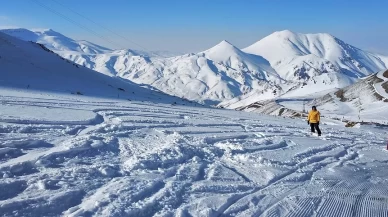 Palandöken’de kar 228 santimetreye çıktı