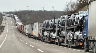Hamzabeyli Sınır Kapısı’nda 11 kilometrelik TIR kuyruğu oluştu!