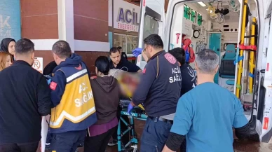 Adıyaman yolunda korkutan kaza! Tekeri çıkan otomobil takla attı