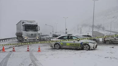 Kayseri-Malatya kara yolu ulaşıma kapatıldı