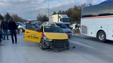 Eskişehir'de korkutan kaza! Seyir halindeyken arkadan çarptı