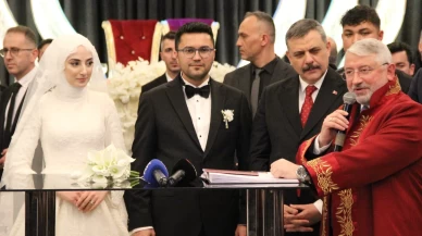 Murat Yıldırım'ın oğlu evlendi! İçişleri Bakanı Mustafa Çiftçi, Çorum’da nikah şahidi oldu