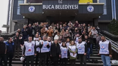 Buca Belediyesi’nde memurlar eylemde: 7 aydır ödenmeyen alacaklara tepki