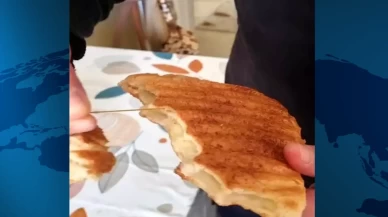Sahurda tost yapmak istedi, dilimlediği ekmekten plastik çıktı! Gıda terörü her yerde!